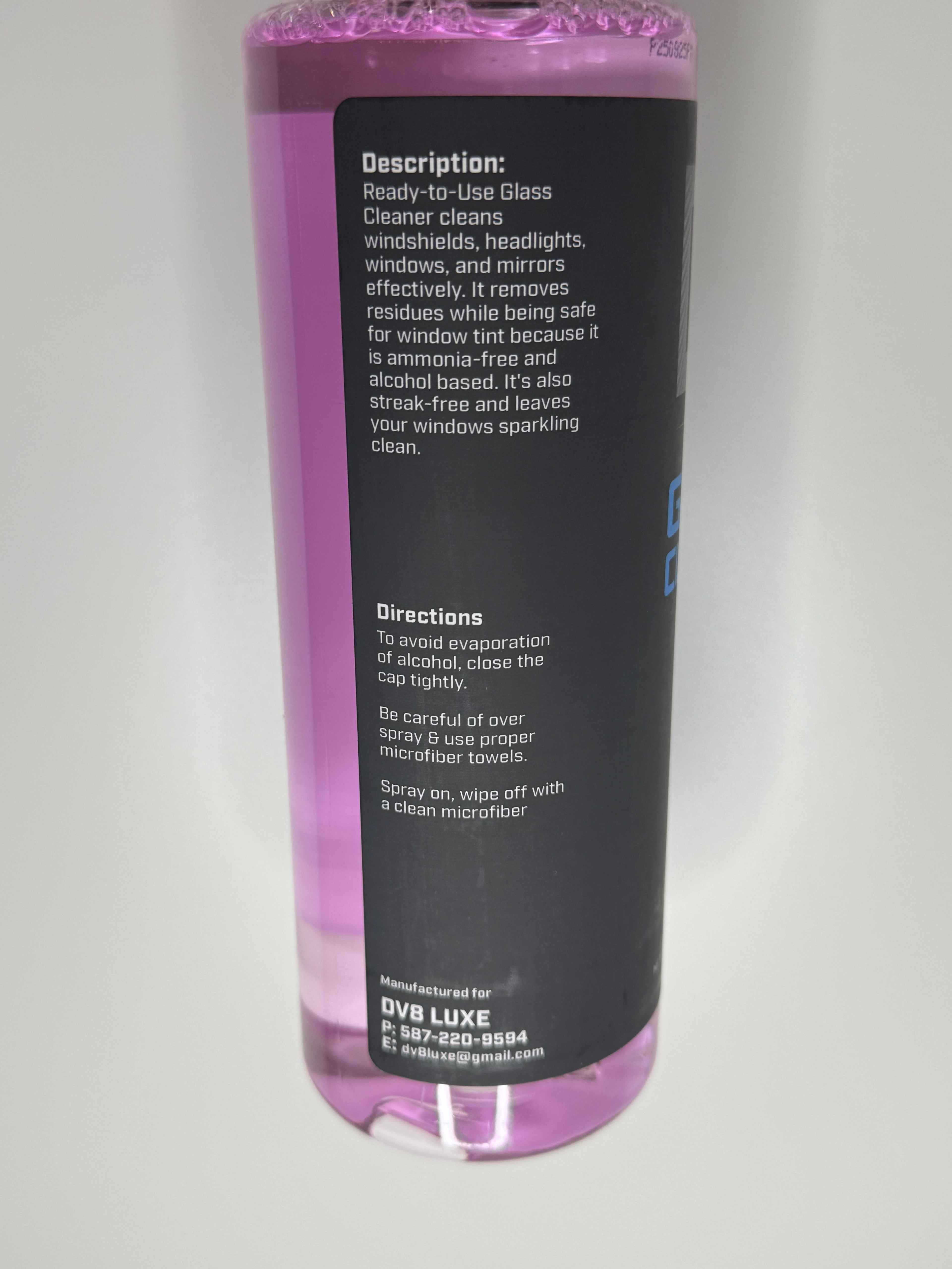 DV8 LUXE GLASS CLEANER