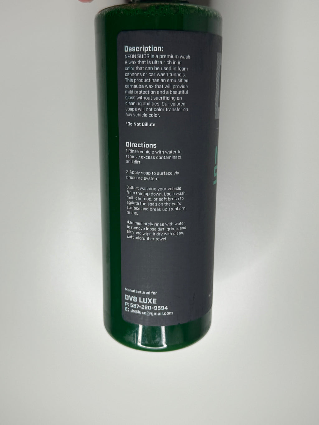 DV8 LUXE NEON SUDS