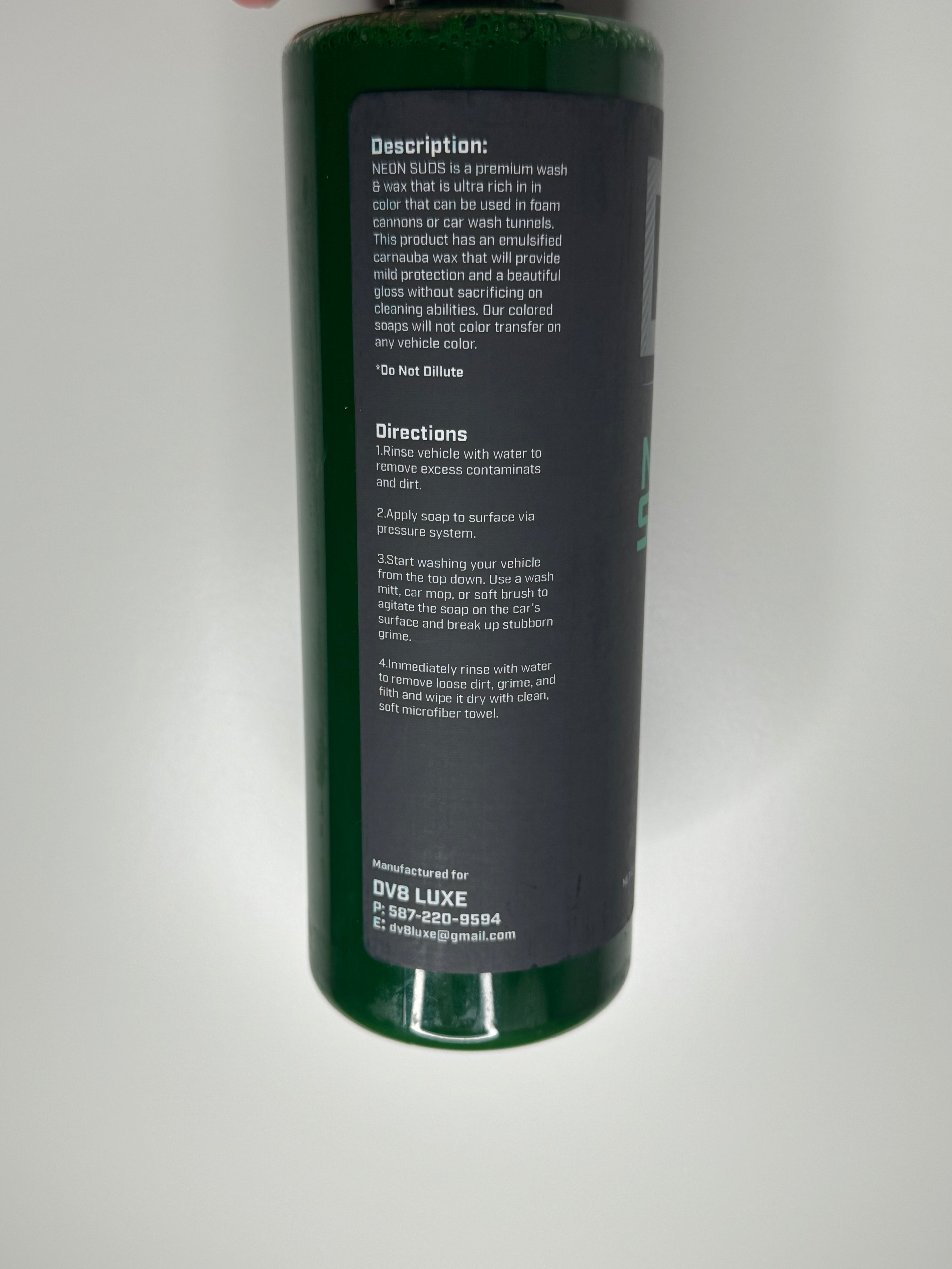 DV8 LUXE NEON SUDS
